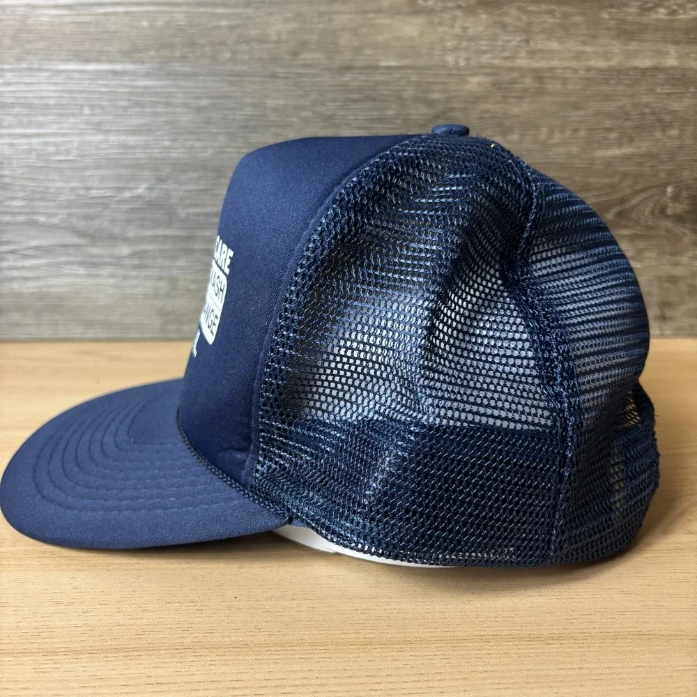 Vintage Valvoline Hat Cap Snap Back Blue Trucker Sterling Illinois